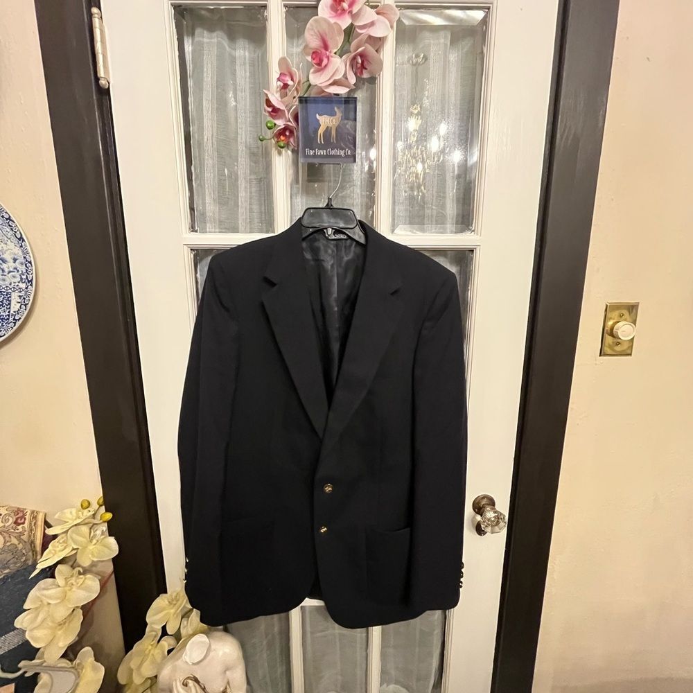 Burberry’s Dark Navy Blue Sports Jacket